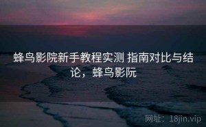 蜂鸟影院新手教程实测 指南对比与结论，蜂鸟影阮