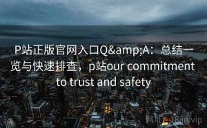 P站正版官网入口Q&A：总结一览与快速排查，p站our commitment to trust and safety