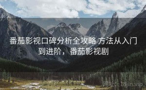 番茄影视口碑分析全攻略 方法从入门到进阶，番茄影视剧