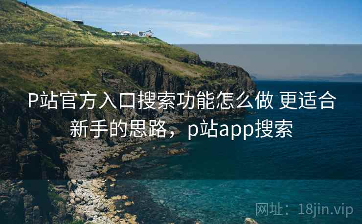 P站官方入口搜索功能怎么做 更适合新手的思路，p站app搜索