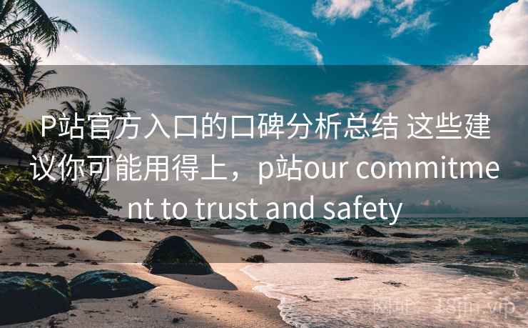 P站官方入口的口碑分析总结 这些建议你可能用得上，p站our commitment to trust and safety