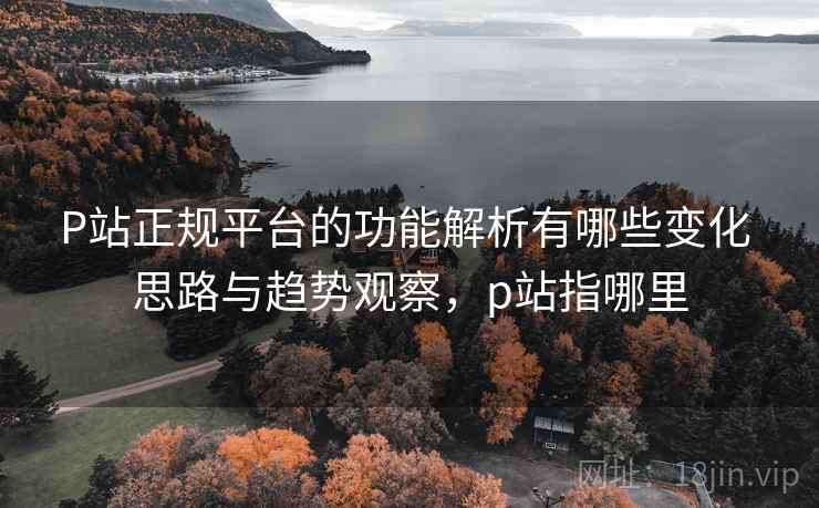 P站正规平台的功能解析有哪些变化 思路与趋势观察，p站指哪里
