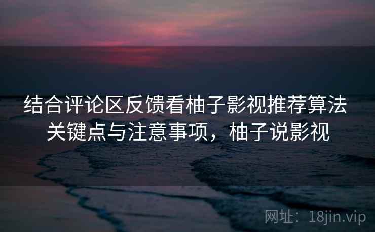 结合评论区反馈看柚子影视推荐算法 关键点与注意事项,柚子说影视 结合评论区反馈看柚子影视推荐算法 关键点与注意事项,柚子说影视
