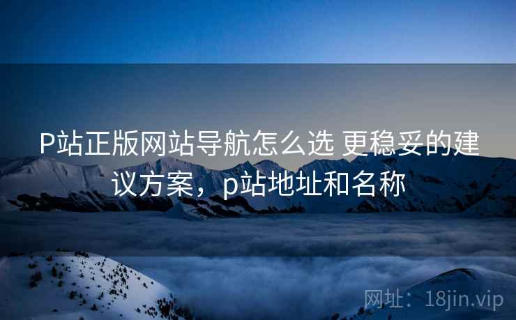 P站正版网站导航怎么选 更稳妥的建议方案,p站地址和名称 P站正版网站导航怎么选 更稳妥的建议方案,p站地址和名称