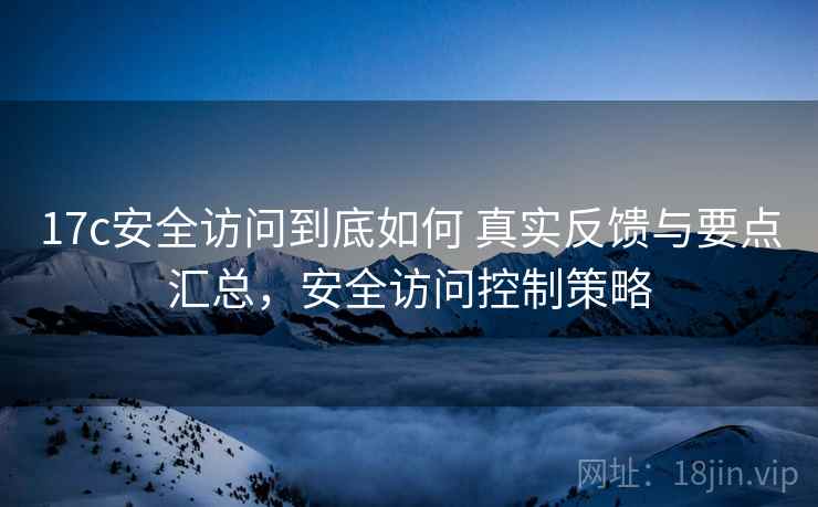 17c安全访问到底如何 真实反馈与要点汇总，安全访问控制策略