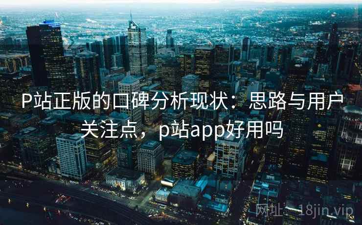 P站正版的口碑分析现状：思路与用户关注点，p站app好用吗