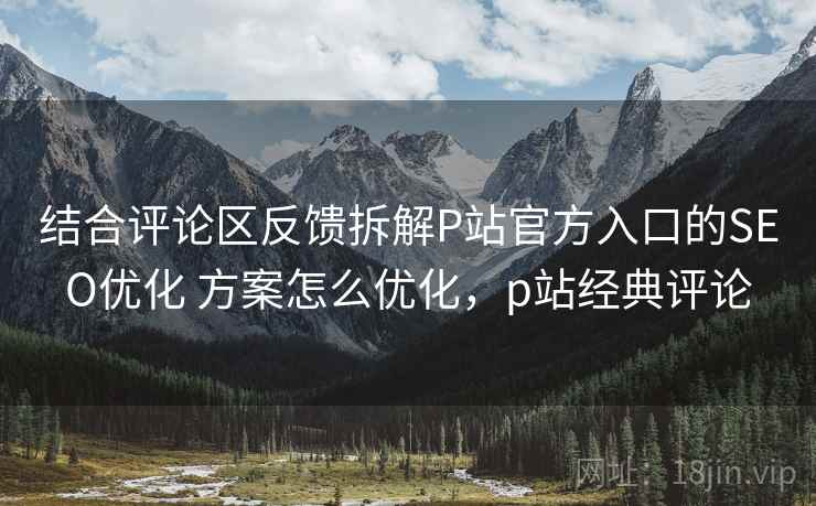 结合评论区反馈拆解P站官方入口的SEO优化 方案怎么优化，p站经典评论