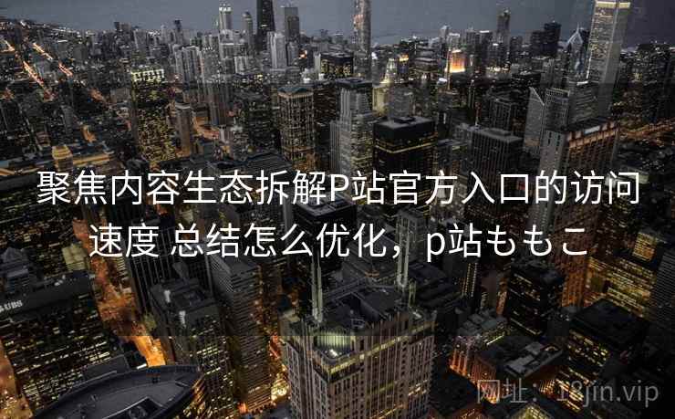 聚焦内容生态拆解P站官方入口的访问速度 总结怎么优化，p站ももこ